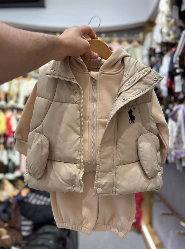 ست ۳ تکه پافردار polo